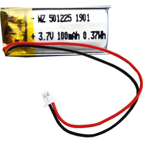 501225-100mAh Bluetooth Selfie Stick Smart Wearable Bracelet Household Small Appliance Rechargeable Polymer Battery