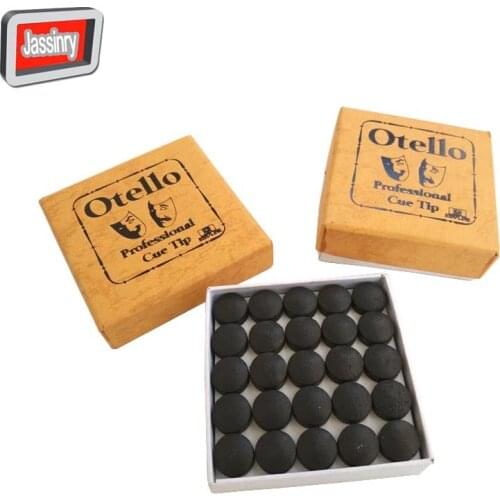 Free shipping 6pcs 13mm 14mm professional Billiard cue tips Coffee Cowhide Pool cue stick tips Billiards accessories