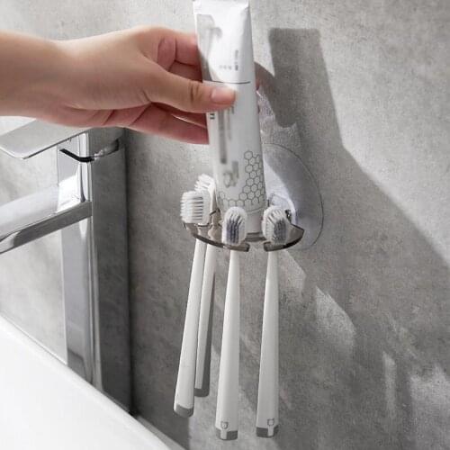 1pcs Toothbrush Holder Transparent Travel Stand Toilet Shaver Organizer Kids Tooth Brush Storage Rack Bathroom Accessories