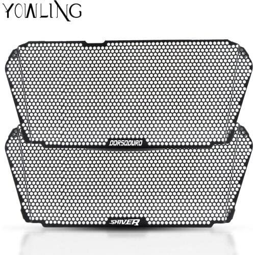 Motorcycle Radiator Guard Protector Grille Grill Cover Protection For Aprilia Shiver 900 Shiver SL750 Dorsoduro 750 2008-2018