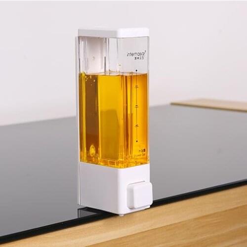 Bathroom Soap Dispenser Shower Liquid Shampoo single 350ml Wall Mounted Bathroom Shower Soap Dispenser,hotel products