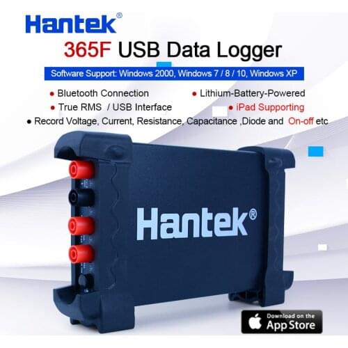 Hantek 365F PC USB bluetooth wireless Digital Data Logger Recorder virtual Multimeter with True RMS iPad Support
