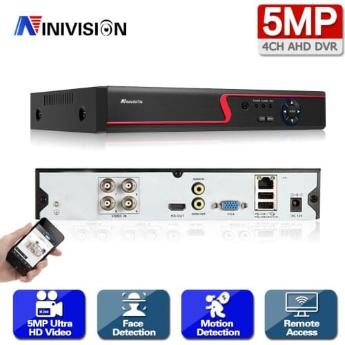 HD 4 Channel DVR Video Recorder H.265+ 5MP 4MP 1080P 4CH 5 in 1 Hybrid DVR With 3G Wifi function for CCTV XVi TVi CVI IP Camera