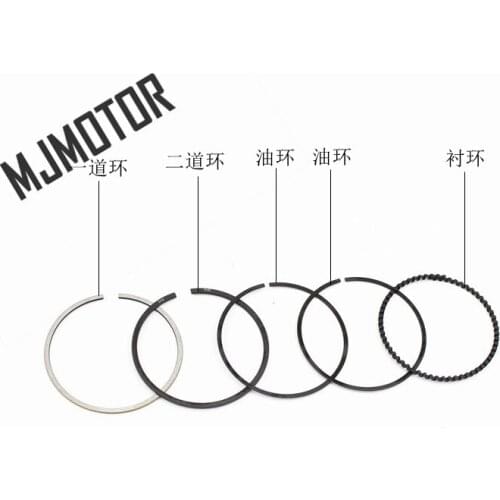 Rings set for GY6 125cc Scooter Chinese Motorcycle QJ Keeway 152QMI engine Cylinder Piston ATV Moped Spare parts
