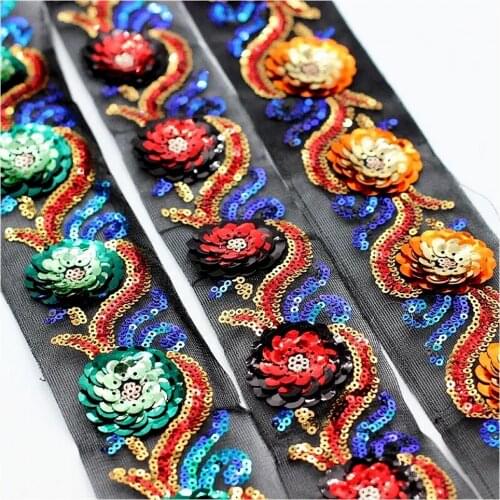 Manufacturers Supply Embroidery Lace Wedding Dress Ethnic Style Lace Diy Clothing Accessories Lace For Crafts
