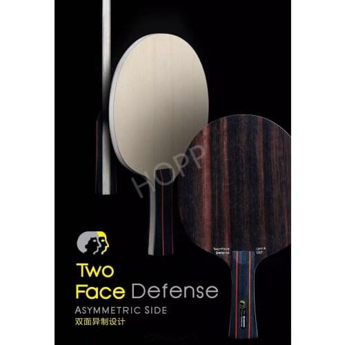 SANWEI TWO FACE DEFENSE Table Tennis Blade attack+ defence Ebony+ Hinoki surface sanwei ping pong racket bat paddle