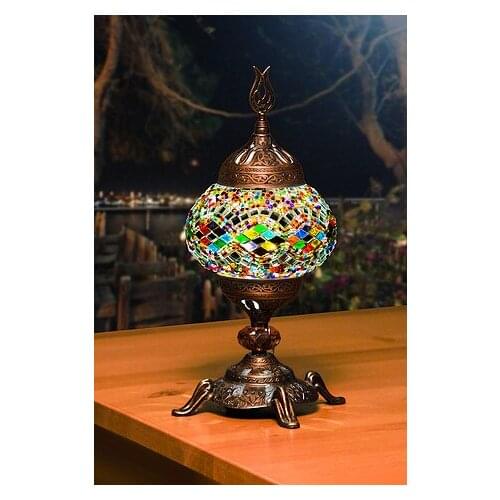 Multi Color Turkish Handmade mosaic table lamps