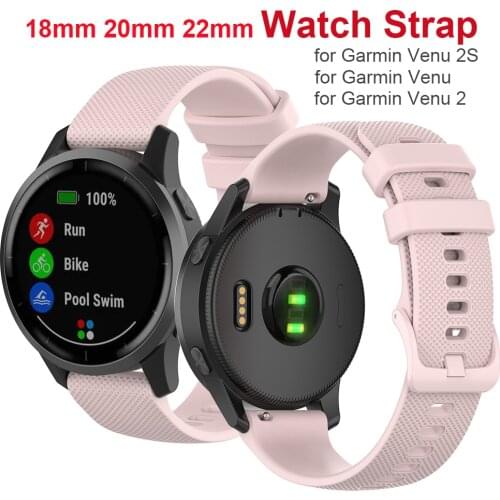 Straps for Garmin Venu 2S Band 18mm Watch Wrist Strap for Garmin Venu 2 /vivoactive 3 4/ GarminActive Watchband 20mm 22mm Correa