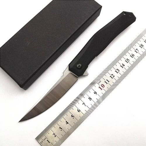 Kesiwo KH07 Ball Bearing Flipper D2 Blade G10 Handle Outdoor Utility Camping Hunting Fishing Pocket Folding Knife EDC Tools
