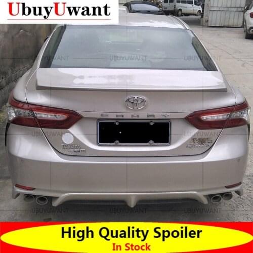 For Toyota CAMRY 2017 2018 2019 2020 Rear Spoiler High Quality ABS Primer Color Car Tail Wing Decoration Trunk Spoiler
