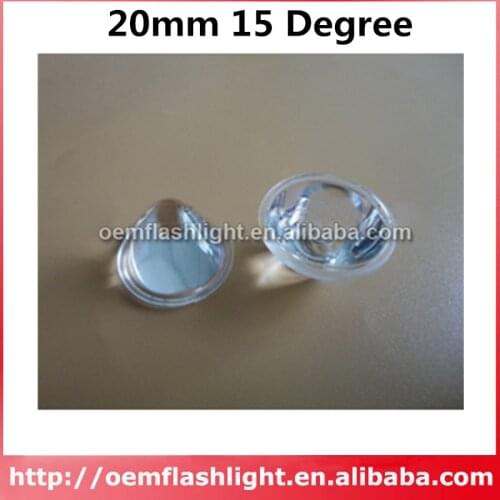 20mm 15 Degree Cree XP R5 LED Lens - 1pc