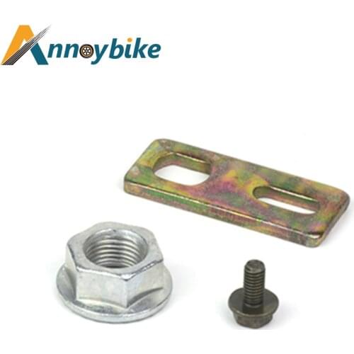 Motor Shaft Screw Rear Axle Nut M14 Nuts 14mm Gasket Axle Washer Electric Bicycle Accessories