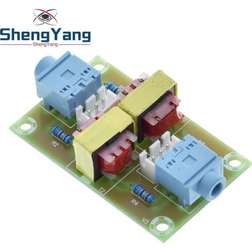 XH-M372 Stereo /Audio Isolator Vehicle Common Ground Suppression Interference Noise Isolation Module Transformer Coupler