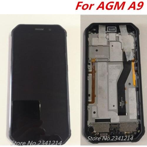 Repair Tools+New For AGM A9 5.99'' 2160*1080 IP68 LCD Display Digitizer With Usb Board Motor + Touch Screen Assemblely Glass