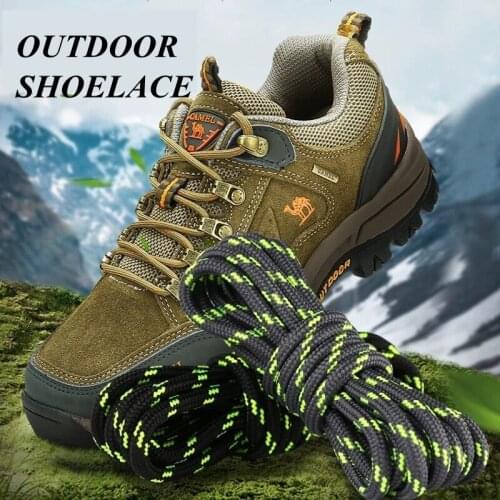 1Pair Round ShoeLaces Outdoor Hiking Sports Shoe laces Kids Adult Sneakers Shoelaces Solid lacets baskets 19 Colors