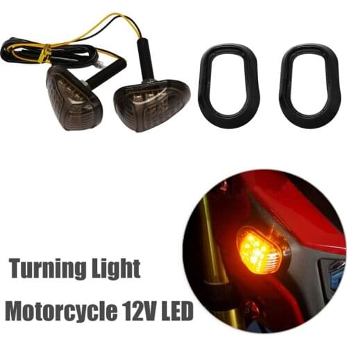 1 Pair Motorcycle Turning Light 12V LED Turn Signals Light Shift Lights Blinker Indicator for Honda Grom MSX125 MSX 125