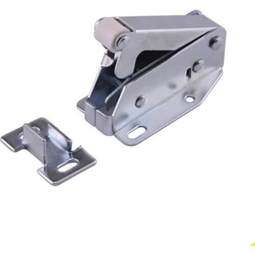 1pcs Cabinet Door Touch Spring Switch Magnetic Door Stop Wardrobe Trunk Iron Hook Hardware Furniture Connector Accessories