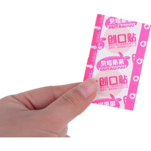 100 Pcs Mini Round Disposable Medical Adhesive Bandage Band-aid Wound Plaster Wound Care