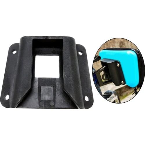 Biking Front Bag Adapter for Brompton Folding Bike Cargo Bag 105x75mm Black
