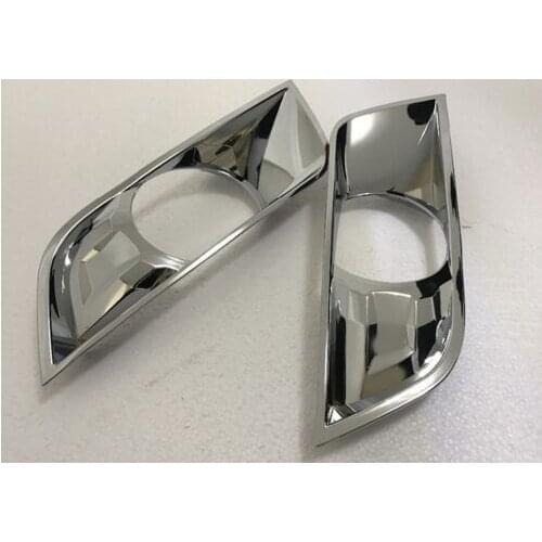 2016-2018 Suitable For Ford Ranger Pickup Accessories ABS Black Fog Lights Cover For Ford Ranger Wildtrak New Accessory