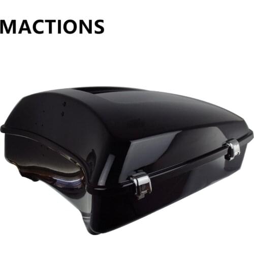 Motorcycle Luggage Tour Pack Trunk Luggage Rack Backrest Pad For Harley Touring Road King Electra Glide Road Street Glide 14-18