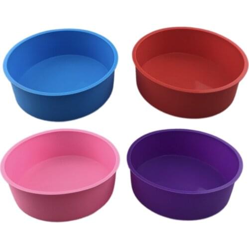 6 Inch Round Silicone Cake Mold Mousse Cheesecake Baking Pan Pastry Mold Food Grade Silicone Baking Mold