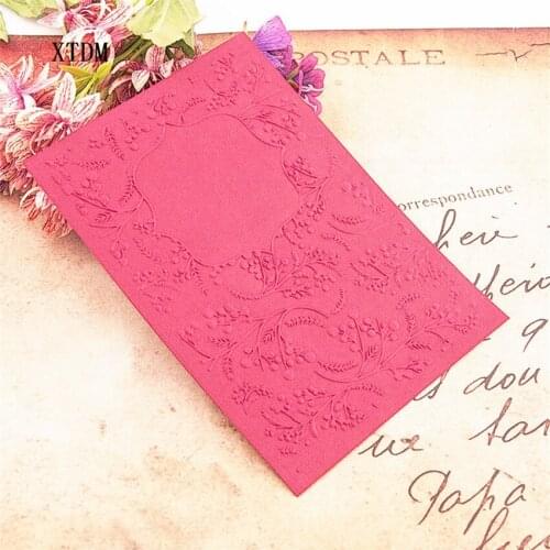 HOT plastic Branch Photo Frame craft card making paper card album wedding decoration clip Embossing folders