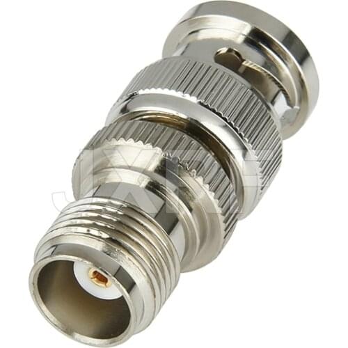 JXRF Connector BNC Male Plug To TNC Female Jack RF Coaxial Adapter