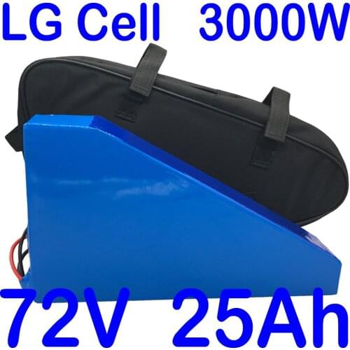 72V scooter battery 72V 3000W lithium battery 72v 25ah ebike battery 72v 24ah electric bicycle battery use LG cell duty free