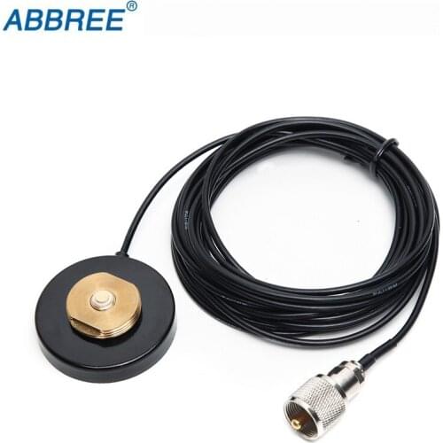 NMO Connector Magnet Mount 5M Antenna Aerial Cable Roof or Trunk Mobile Radios for Yaesu Kenwood HYT Vertex Icom Mobile Radio