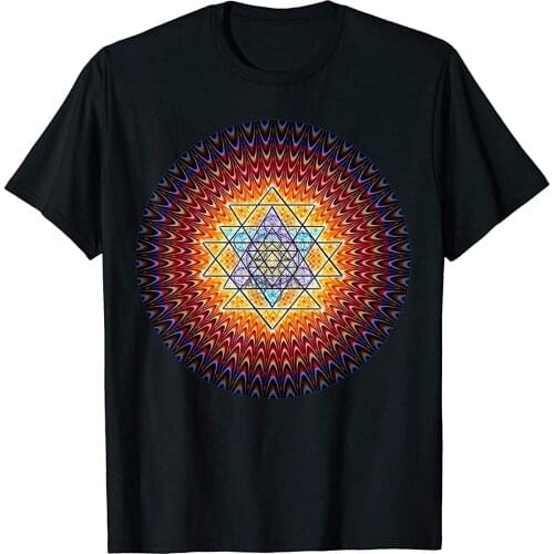 Sacred Sri Yantra Shirt - Mandala Mystical Diagram