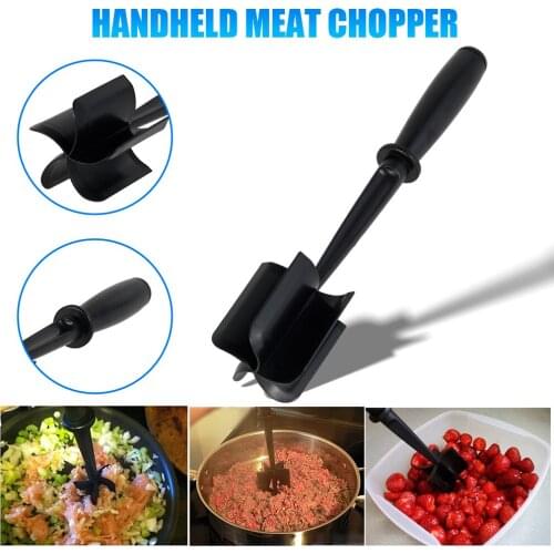 Multi Functional 5 blade Head Non-stick Meat Chopper High-Temperature Resistant Meat Beef Smasher kitchen Cookware