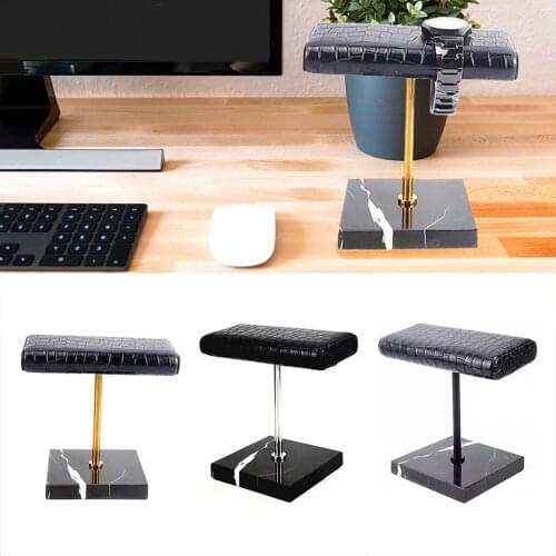 Marble T-Bar Bangle Bracelet Watch Display Stand Jewellery Organizer Holder