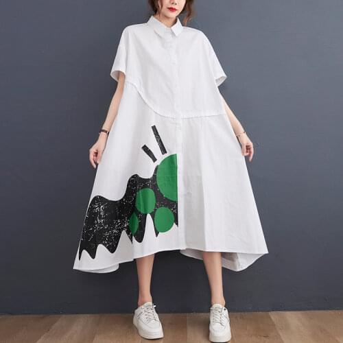 NBHUZEHUA Fashionable Shirt Dresses