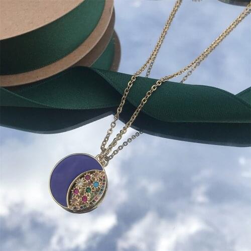 NEW Stars moon Shape Charms Pendant Diy Jewelry Accessories for Necklace & Bracelet Making Enamel Fashion womens Charms