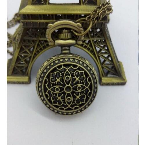 Wholesale 10 PCS/lot quartz best quality Good quality girl and woman pendant gift Necklace pocket watches gift