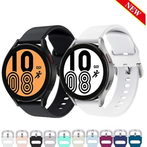 20mm/22mm band For Samsung Galaxy watch 3 45mm/46mm/42mm/Active 2/Gear S3 frontier/S2 silicone bracelet Huawei GT-2-2e-pro strap