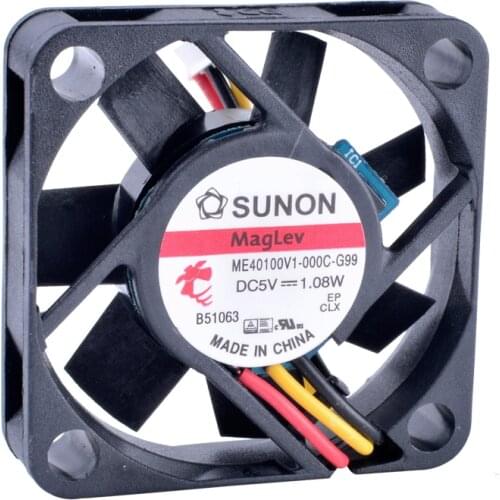 COOLING REVOLUTION ME40100V1-000C-A99 4010 4cm 5V 1.08W 3 lines Silent fan