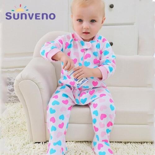 6-24M Infant Baby Footies Boys&Girls Spring Clothes Colorful Character Clothing Unisex Jumpsuits Clothes Baby Body Suits Newborn