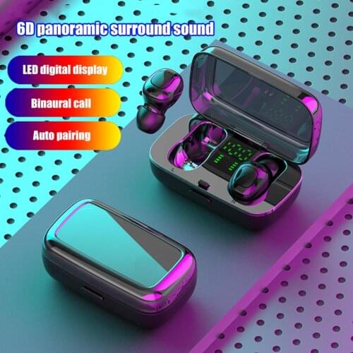 XG21 Mini TWS Bluetooth 5.0 Music HiFi In-Ear Wireless Earphones Sport Earbuds