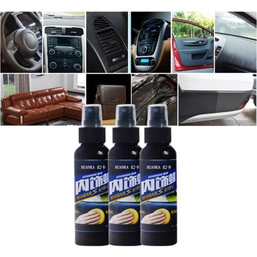1PCS 120ml Car Interior Cleaning Tool Multifunctional Waxing Tire-wheel Dedicated Refurbishing Cleaner Car Accessories