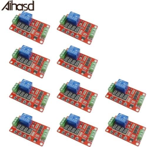 10PCS/LOT FRM01 12V 1 Channel Multifunction Relay Module Loop Delay / Timer Switch / Self-Locking