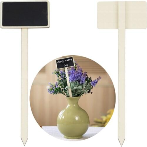 5-20Pcs Mini Size Blackboard Flower Gardening Plant Decoration Card Plant Label Blackboard Sign Blackboard Seedling Tray