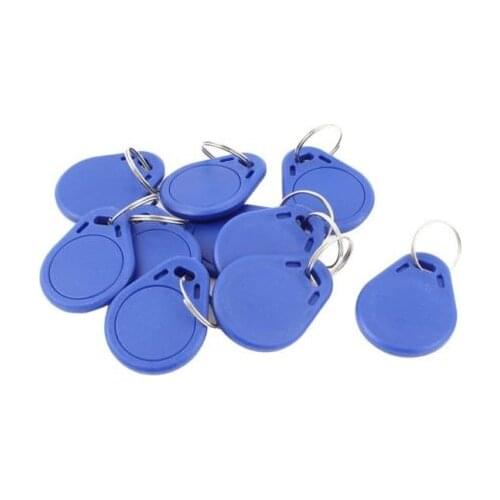 10PCS RFID Sensor Proximity IC Key Tags Keyfobs Token NFC TAG Keychain 13.56MHz For Arduino for Access Control Attendance