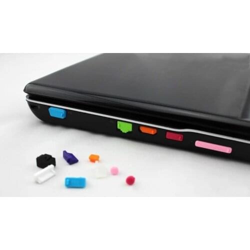 13Pcs/set Silicone Anti Dust Plug Cover Stopper Laptop dust plug laptop dustproof usb dust plug Computer Accessories