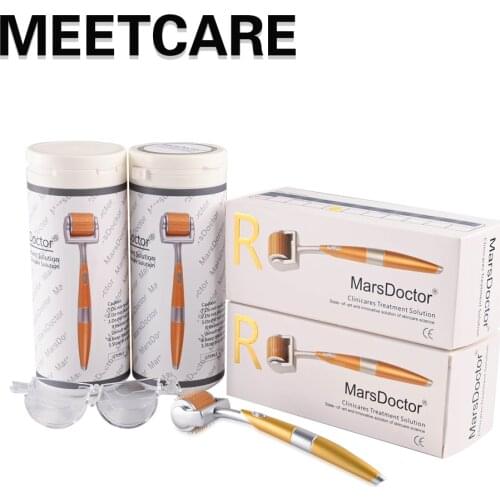 192 Needles Titanium Derma Roller Tips Microneedle Dermaroller Mesotherapy for Face Care and Hair-loss Treatment Beauty Tool