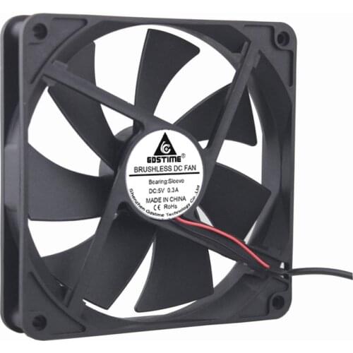 5Pieces lot Gdstime 5V USB 14025 140mm 140x25mm 14cm PC Computer Case CPU DC Cooling Fan