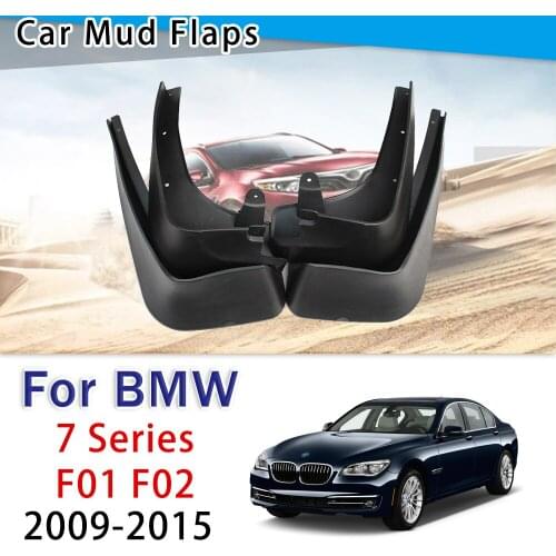 Car Mudflap For BMW 7 Series F01 F02 2009-2015 Mudflap Fender Mud Guard Flap Splash Flaps Mudguards Accessories740li 750li 760li