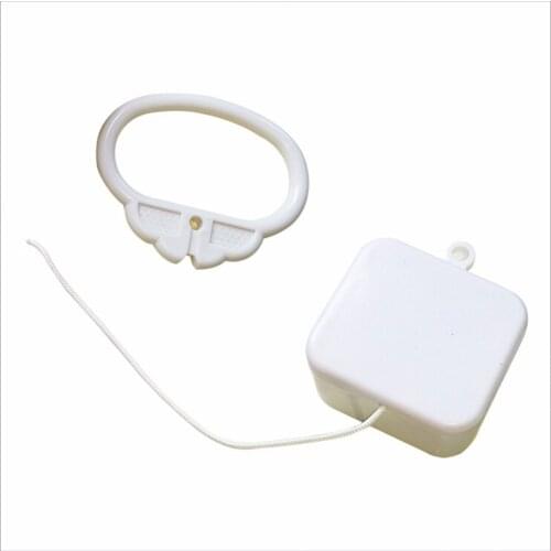 White Baby Bed Bell Pull String Cord Music Box Kids Toy Random Songs Baby Rattles & Mobiles High Quality