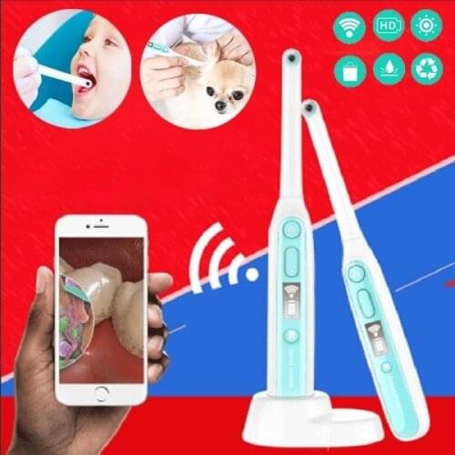 Wireless Oral Dental Endoscope HD WiFi Video Intraoral Camera Intraoral Camera Sheath for iOS Android Teeth Inspection Endoscope